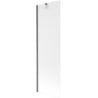 Mexen Next Badewannenwand 1-flügelig 60 x 150 cm, satiniert, gebürstet Gun Gray - 895-060-000-00-30-66