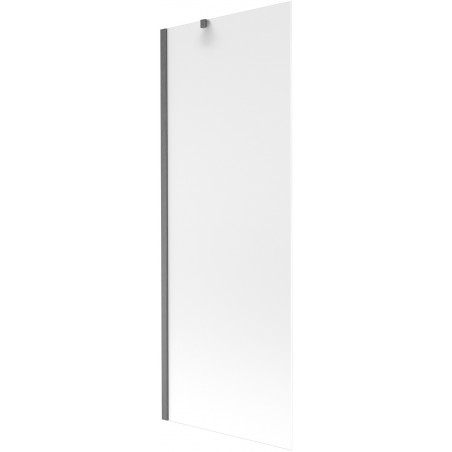 Mexen Next παραβάν μπάνιου 1 φύλλου 70 x 150 cm, πάγος, γκρι όπλο βουρτσισμένο