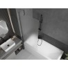 Mexen Next vanniekraan 1-osaline 80 x 150 cm, matt, pintseldatud gun gray - 895-080-000-00-30-66