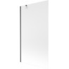 Mexen Next vannisein, 1-ukseline, 100 x 150 cm, mattklaas, harjatud relvahall - 895-100-000-00-30-66