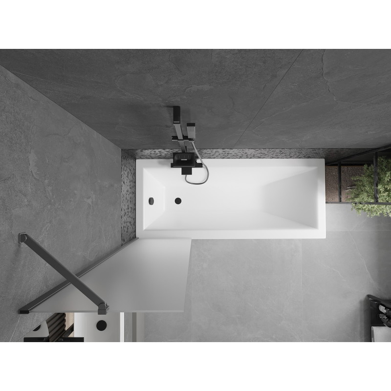 Mexen Next vannisein 1-osaline 50 x 150 cm, jäätunud, gun metal - 895-050-000-00-30-95