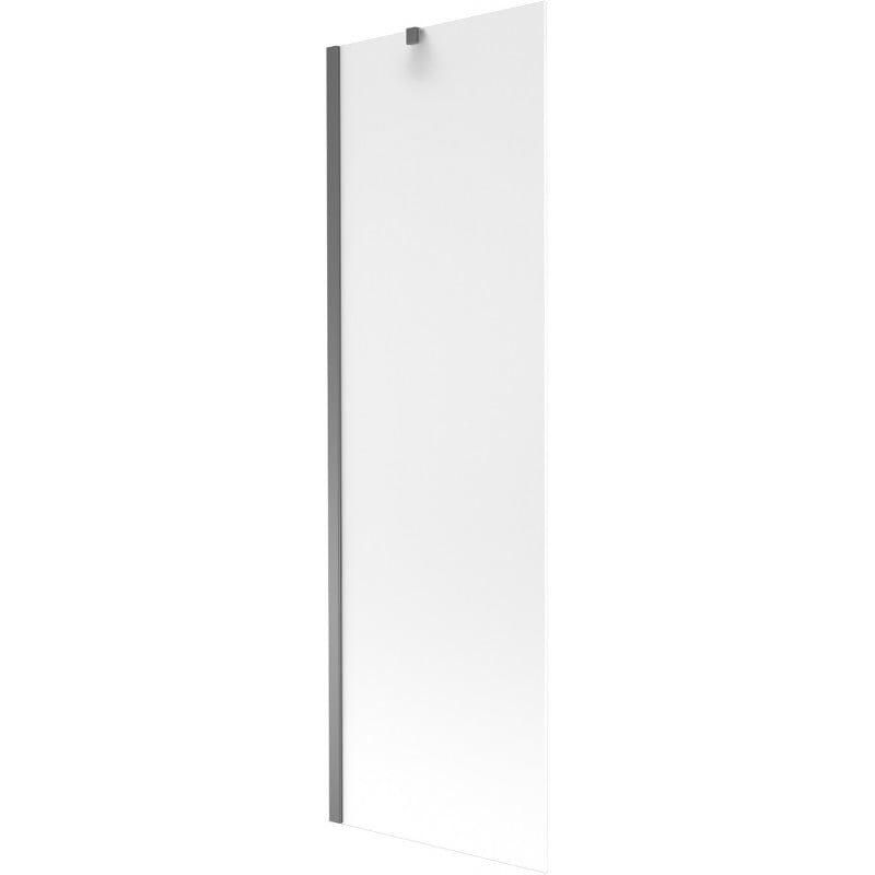 Mexen Next Duschabtrennung für Badewanne 1-flügelig 60 x 150 cm, matt, Gun Metal - 895-060-000-00-30-95