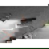 Mexen Next Badewannenabtrennung 1-flügelig 90 x 150 cm, mattiert, gebürstetes Kupfer - 895-090-000-00-30-65