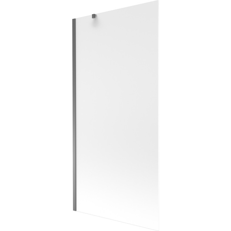 Mexen Next jednokrilni paravan za kadu 90 x 150 cm, mraz, pištoljski metal - 895-090-000-00-30-95