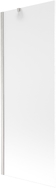 Mexen Next parawan nawannowy 1-skrzydłowy 70 x 150 cm, szron, nikiel szczotkowany - 895-070-000-00-30-97