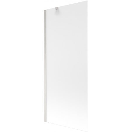 Mexen Next Badewannenfaltwand 1-flügelig 80 x 150 cm, matt, gebürstetes Nickel - 895-080-000-00-30-97
