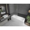 Mexen Next paroi de baignoire 1-volet 100 x 150 cm, givré, nickel brossé - 895-100-000-00-30-97