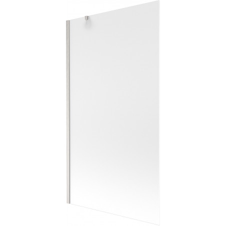 Mexen Next enkel vikbar duschvägg 100 x 150 cm, frost, borstad nickel - 895-100-000-00-30-97