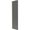 Mexen Next Wannenschirm 1-flügelig 50 x 150 cm, Graphit, gebürstetes Gold - 895-050-000-00-40-55