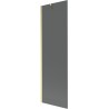 Mexen Next 1-Wing Shower Screen 60 x 150 cm, Graphite, Brushed Gold - 895-060-000-00-40-55