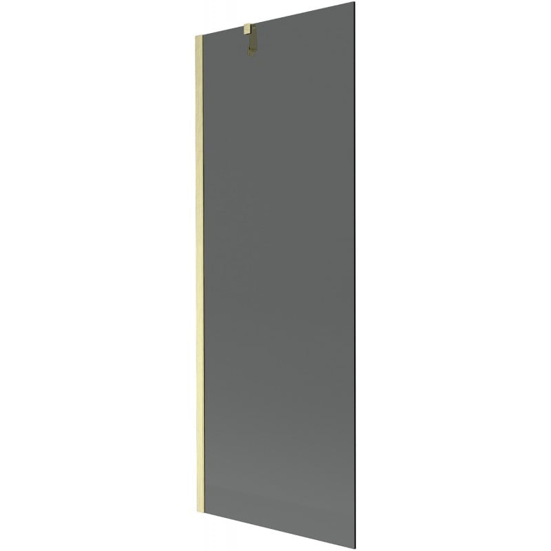 Mexen Next Einzelflügel-Badewannenwand 70 x 150 cm, Grafit, Gebürstetes Gold - 895-070-000-00-40-55