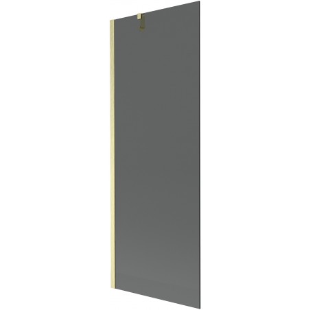Mexen Next paratia vasca da bagno 1-anta 70 x 150 cm, grafite, oro spazzolato - 895-070-000-00-40-55