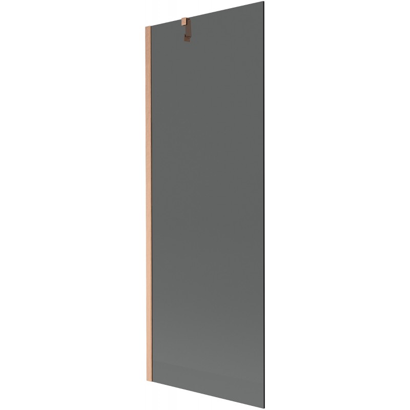 Mexen Next badklap 1-deurs 70 x 150 cm, grafiet, geborsteld koper - 895-070-000-00-40-65