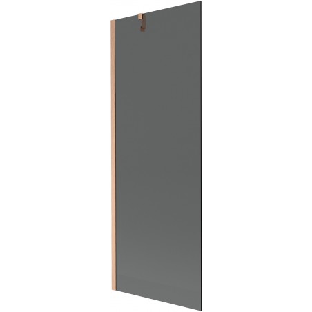 Mexen Next vanniparavann 1-uksega 70 x 150 cm, grafiit, harjatud vask - 895-070-000-00-40-65