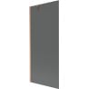Mexen Next 1-Wing Bath Screen 80 x 150 cm, Graphite, Brushed Copper - 895-080-000-00-40-65