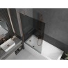Mexen Next vannisein 1-osaline 100 x 150 cm, grafiit, harjatud vask - 895-100-000-00-40-65