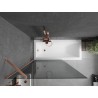 Mexen Next vannisein 1-osaline 100 x 150 cm, grafiit, harjatud vask - 895-100-000-00-40-65
