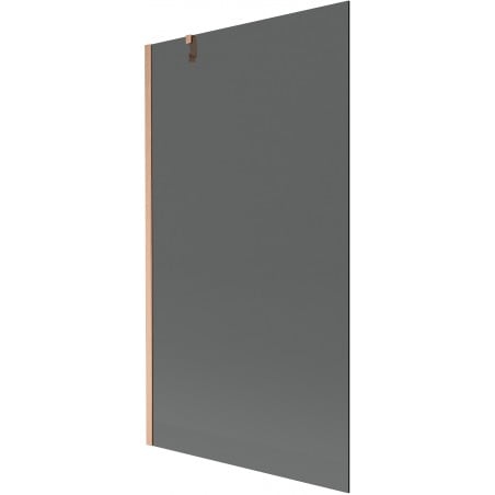 Mexen Next Badewannenabtrennung 1-flügelig 100 x 150 cm, Graphit, gebürstetes Kupfer - 895-100-000-00-40-65