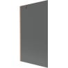 Mexen Next Badewannenabtrennung 1-flügelig 100 x 150 cm, Graphit, gebürstetes Kupfer - 895-100-000-00-40-65