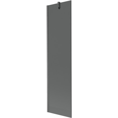 Mexen Next Badewannenfaltwand 1-teilig 50 x 150 cm, Graphit, gebürstet Gun Gray - 895-050-000-00-40-66