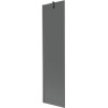 Mexen Next Badewannenfaltwand 1-teilig 50 x 150 cm, Graphit, gebürstet Gun Gray - 895-050-000-00-40-66