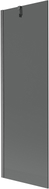 Mexen Next shower screen 1-panel 60 x 150 cm, graphite, brushed gun gray - 895-060-000-00-40-66