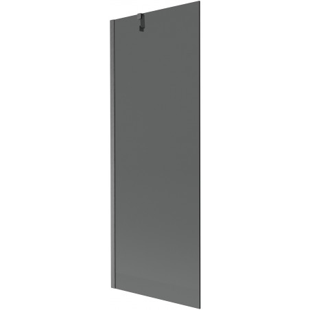 Mexen Next jednokrilni paravan za kadu 70 x 150 cm, grafit, brušeni gun gray - 895-070-000-00-40-66