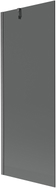 Mexen Next jednokrilni paravan za kadu 70 x 150 cm, grafit, brušeni gun gray - 895-070-000-00-40-66