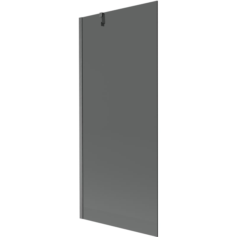 Mexen Next jednokrilni paravan za kadu 80 x 150 cm, grafit, brušeni gun grey - 895-080-000-00-40-66