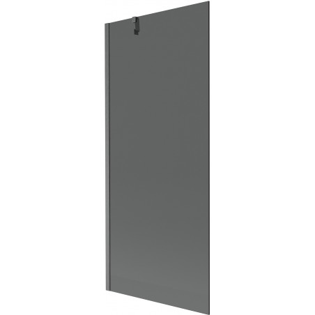 Mexen Next jednokrilni paravan za kadu 80 x 150 cm, grafit, brušeni gun grey - 895-080-000-00-40-66