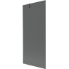 Mexen Next 1-flügelige Badewannenabtrennung 80 x 150 cm, grafit, gebürstet gun gray - 895-080-000-00-40-66
