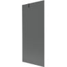 Mexen Next Badewannenfaltwand 1-flügelig 80 x 150 cm, Grafit, gebürstet Gun Gray - 895-080-000-00-40-66