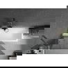 Mexen Next Badewannenabtrennung 1-flügelig 90 x 150 cm, Graphit, Gebürstet Gun Gray - 895-090-000-00-40-66