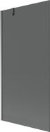 Mexen Next vannitoa privaatsusklaas 1-lapseline 90 x 150 cm, grafiit, harjatud gun gray - 895-090-000-00-40-66