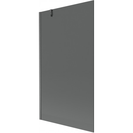 Mexen Next paravan za kadu s jednim krilom 100 x 150 cm, grafit, brušeni gun gray - 895-100-000-00-40-66