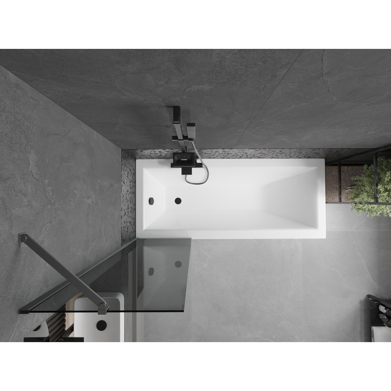 Mexen Next vannitoa vahesein üheosaline 50 x 150 cm, grafiit, gun metal - 895-050-000-00-40-95