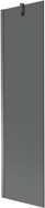 Mexen Next vannitoa vahesein üheosaline 50 x 150 cm, grafiit, gun metal - 895-050-000-00-40-95
