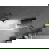 Mexen Next badwandpaneel 1-vleugelig 70 x 150 cm, grafiet, gun metal - 895-070-000-00-40-95