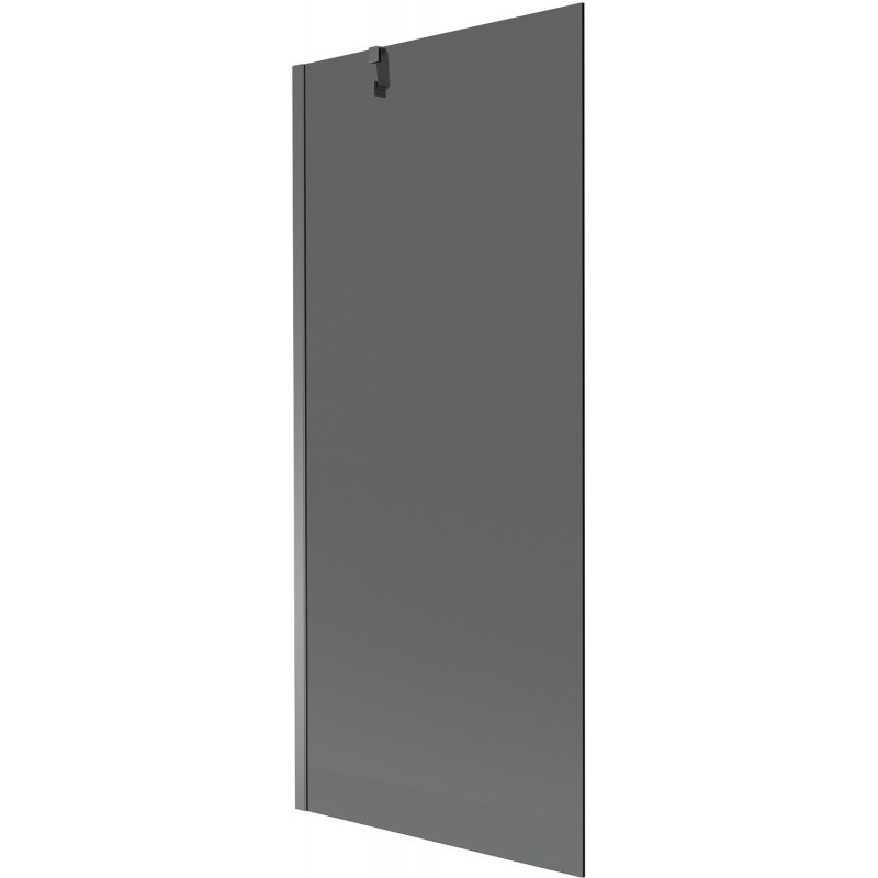 Mexen Next badwand 1-vleugelig 80 x 150 cm, grafiet, geweer metaal - 895-080-000-00-40-95
