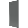 Mexen Next badwand 1-vleugelig 80 x 150 cm, grafiet, geweer metaal - 895-080-000-00-40-95