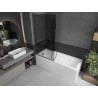 Mexen Next vannisein 1-leheline 90 x 150 cm, grafiit, gun metal - 895-090-000-00-40-95