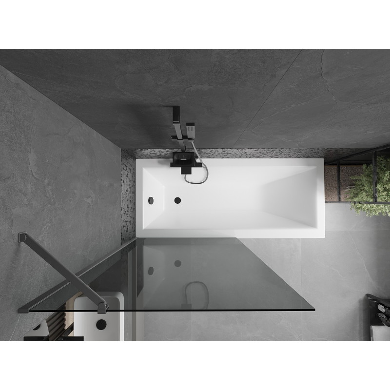Mexen Next vannisein 1-leheline 90 x 150 cm, grafiit, gun metal - 895-090-000-00-40-95