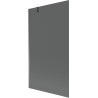 Mexen Next badscherm 1-delig 100 x 150 cm, grafiet, gun metal - 895-100-000-00-40-95