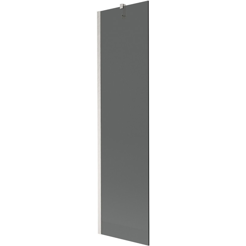 Mexen Next paravan za kadu s jednim krilom 50 x 150 cm, grafit, brušeni nikal - 895-050-000-00-40-97
