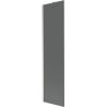 Mexen Next Badewannenabtrennung 1-teilig 50 x 150 cm, graphit, gebürsteter Nickel - 895-050-000-00-40-97