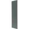 Mexen Next badwand scherm 1-delig 50 x 150 cm, grafiet, geborsteld nikkel - 895-050-000-00-40-97