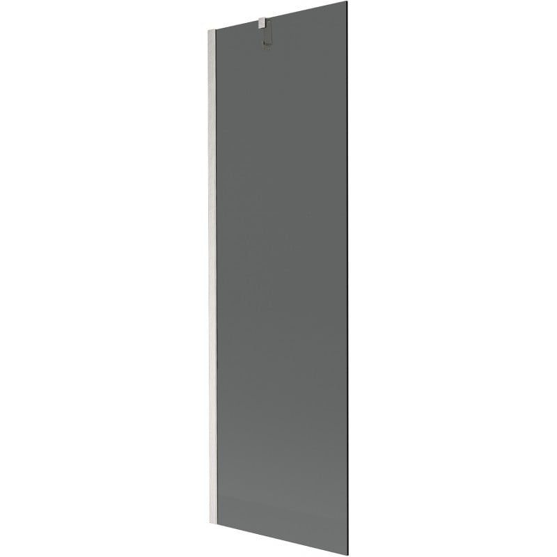 Mexen Next Badewannenfaltwand 1-flügelig 60 x 150 cm, Graphit, gebürsteter Nickel - 895-060-000-00-40-97