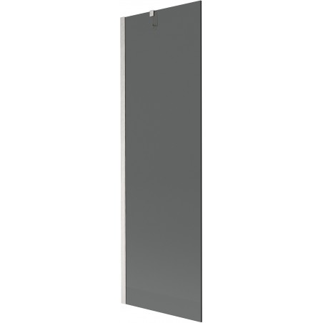 Mexen Next vannisirm 1-ukseline 60 x 150 cm, grafiit, harjatud nikkel - 895-060-000-00-40-97