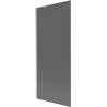 Mexen Next 1-panel Bath Screen 80 x 150 cm, Graphite, Brushed Nickel - 895-080-000-00-40-97