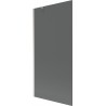 Mexen Next Badewannenabtrennung 1-flügelig 90 x 150 cm, Graphit, gebürsteter Nickel - 895-090-000-00-40-97